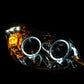 Anzo 2005-2010 Chevrolet Cobalt Projector Headlights w/ Halo Black w/ LED