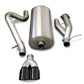 Corsa Performance 03-06 Hummer H2 6.0L V8 Black Sport 3" Single Rear Twin 4" Tips Cat-Ba