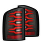AlphaRex 07-14 Chevrolet Silverado 1500/2500HD/3500HD Luxx-Series LED Tail Lights Black/Red 620000 *Discontinued