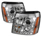 Spyder Cadillac Escalade 02-06 Projector Halogen Model- LED Halo DRL Chrm PRO-YD-CE02-DRL-C 5037930