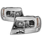Spyder 99-04 Jeep Grand Cherokee Projector Headlights - Light Bar DRL LED - Chrome 5085214