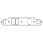 Cometic Gasket Cometic Buick LC2/LC4/LC6/LC8/LC9/LD5 - Stage I V6 .060in Fiber Intake Manifold Gasket Set C5694-188