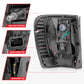 ANZO 1999-2004 Jeep Grand Cherokee LED Tail Lights w/ Light Bar Black Housing Clear Lens 311394