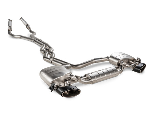 Akrapovic 2023 Audi RS6 Avant (C8) Evolution Line Cat Back (Titanium) (Req Link Pipe Set) S-AU/T/2H