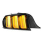 AlphaRex 15-23 Ford Mustang NOVA-Series Prismatic LED Tail Lights Black-Clear 655020 *Discontinued