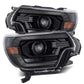 AlphaRex 12-15 Toyota Tacoma PRO-Series Projector Headlights Plank Style Alpha Black w/DRL 880748 *Discontinued
