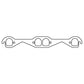 Cometic Gasket Cometic Chevy Gen1 Small Block V8 .060in HTS Exhaust Mani Gskt Set-1.710in x 1.550in Brodix D Ports C15199