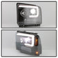Spyder 05-07 Ford F250/350/450 Super Duty Projector LED Black PRO-YD-FS05V2PL-BK 5087911