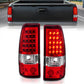 Anzo 2003-2006 Chevrolet Silverado 1500 LED Taillights Red/Clear