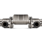 Akrapovic 2020+ Porsche Cayman GT4 (718) Slip-On Race Line (Titanium) (Req Tips / Option 2) S-PO/TI/18/1