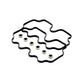 Cometic Gasket Cometic Subaru EJ22E Valve Cover Gasket Kit C4871