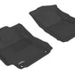 3D MAXpider 2012-2014 Toyota Camry/Camry Hybrid Kagu 1st Row Floormat - Black L1TY08611509
