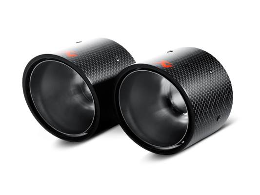 Akrapovic 07-14 MINI Cooper S (R56) / Cooper S Cabrio (R57) Tail Pipe Set (Carbon) TP-MINR56/57-CA