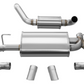 Corsa Performance Corsa 18+ Jeep Wrangler JL 2.5in Dual Rear Turn Down Exit Touring Axle