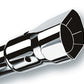 Borla Universal Polished Tip Single Square Angle-Cut Intercooled (inlet 2 1/2in. Outlet 2 7/8 x 2 3/ 20132