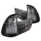 Spyder BMW E53 X5 00-06 4PCS LED Tail Lights Black ALT-YD-BE5300-LED-BK 5000781