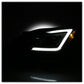 SPYDER xTune 13-15 Nissan Sentra DRL LED Light Bar Halogen Projector Headlights - Black (PRO-JH-NS13-LB-BK) 9042966