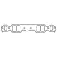 Cometic Gasket Cometic GM Gen1 SB V8 .125in Fiber Intake Mani Gskt-2.090in x 1.280in Rect. Race Ports-10 Pack C5290