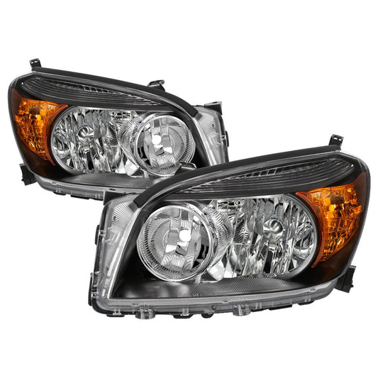 SPYDER xTune 06-08 Toyota RAV4 OEM Style Headlights - Black (HD-JH-TRAV06-AM-BK) 9042850