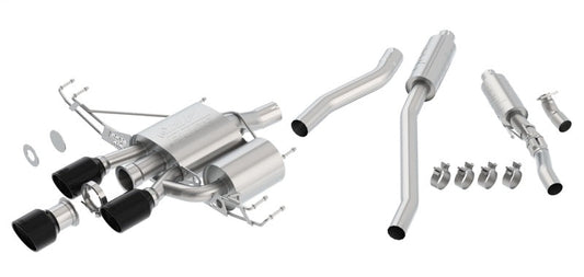 Borla 17-18 Honda Civic Type-R FK8 ATAK Cat-Back Exhaust w/ Ceramic Black Tips 140738CB