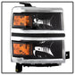 SPYDER xTune 14-15 Chevy Silverado 1500 (New Body) OEM Style Headlights w/Trim - Blk (HD-JH-CS14-CC-BK) 9042447