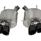 Corsa Performance 13-13 Ford Mustang Shelby GT500 5.8L V8 Black Sport Axle-Back Exhaust