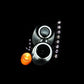 Anzo 2003-2007 Infiniti G35 Projector Headlights w/ Halo Black (CCFL) (HID