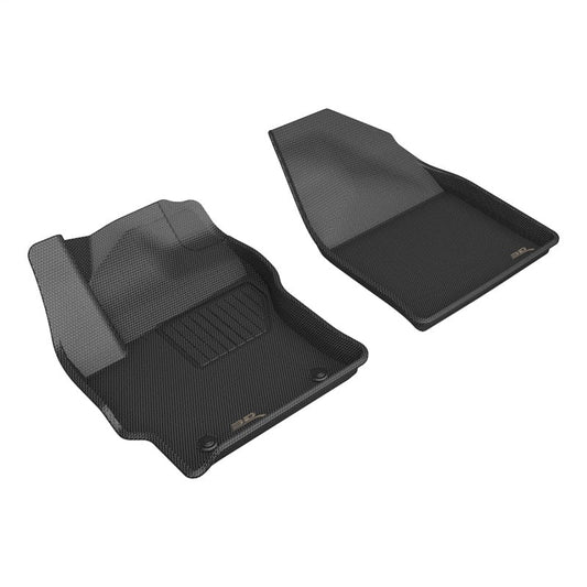 3D MAXpider 3D MAXider 22-23 Toyota Corolla Cross AWD Kagu Black Floor Mats - Row 1 L1TY29411509