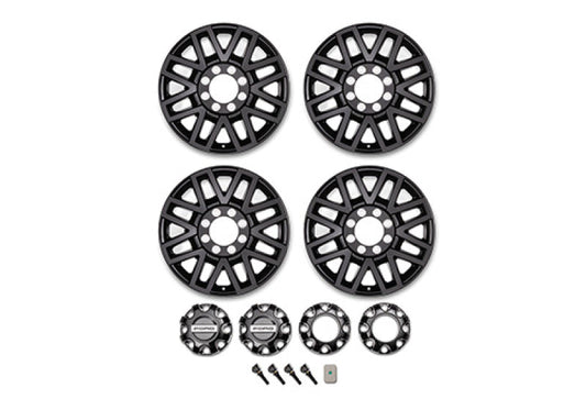 Ford Racing 23-24 Super Duty 20x8in Premium Black Painted Aluminum Wheel M-1007K-SU2008EB2