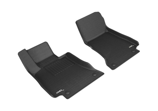 3D MAXpider 2018-2020 Mercedes-Benz E-Class Coupe C238 Kagu 1st Row Floormat - Black L1MB10311509