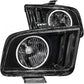 Anzo 2005-2009 Ford Mustang Crystal Headlights w/ Halo Black (CCFL)