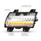 ANZO 18-19 Jeep Wrangler JL Halogen Chrome Clear w/ Sequential Signal 511083