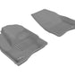 3D MAXpider 2010-2019 Ford Taurus Kagu 1st Row Floormat - Gray L1FR01811501