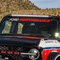 Ford Racing Ford Performance Bronco Windshield Banner - White/Red M-1820-BRR