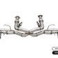 CORSA Performance Corsa 20-23 Chevrolet Corvette C8 RWD 3in Track Cat-Back Delete Exhaust w/4.5in CF Polished Tips 21104CF