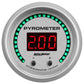 Autometer 52.4mm Silver Two Channel 0-2000 Degree Pyrometer (EGT) Ultra-Lite Elite Digital Gauge 6744-UL
