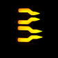 AlphaRex 97-03 Ford F150 / 99-16 Ford F250/F350/F450/F550 LUXX-Series LED Tail Lights - Black 658002 *Discontinued