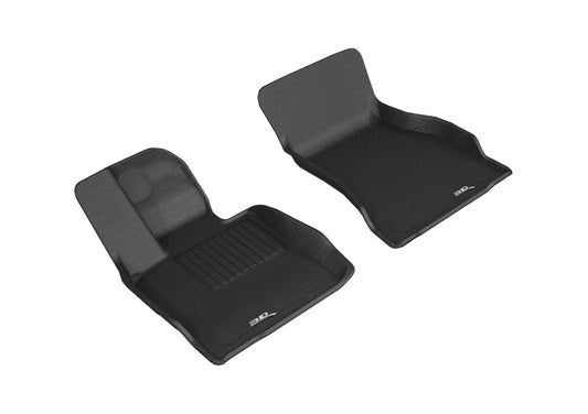 3D MAXpider 2018-2019 BMW 6 Series Gran Turismo Kagu 1st Row Floormat - Black L1BM09111509