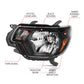 Anzo  2012-2015 Toyota Tacoma Crystal Headlights Black