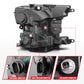 ANZO 2018-2020 Ford F-150 Projector Headlight w/ Plank Style Switchback Black Housing 111509