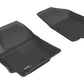 3D MAXpider 2012-2017 Kia Rio/Rio5 Kagu 1st Row Floormat - Black L1KA01411509