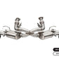 Corsa 2020 Corvette C8 3in Valved Cat-Back 4.5in Blk Quad Tips - Fits Factory Perf Exhaust w/ AFM 21100BLK