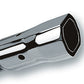 Borla 2.25in Inlet 3.38in x 3.0in Square Angle Cut Phantom x 6.5in Long Universal Exhaust Tips 20252