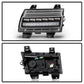 Spyder Jeep Wrangler 2018-2019 ( LED Model Only) LED Front Bumper Lights - Sequential Signal - Black 5086808