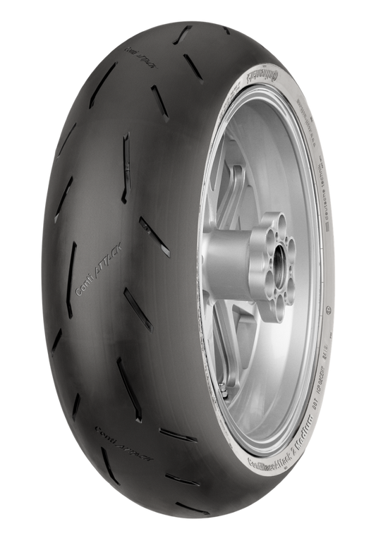 Continental Tire Continental ContiRaceAttack 2 Medium - 190/55 ZR17 M/C 75W TL Rear 02446570000
