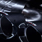 Borla 2020 Chevrolet Corvette C8 6.2L ATAK 3in Exhaust System Dual Round Angle Cut Carbon Fiber Tips 140839CF