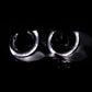 Anzo 1999-2001 BMW 3 Series E46 Projector Headlights w/ Halo Black