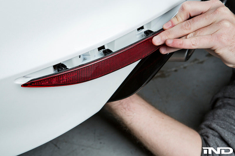 Acexxon MK7 Golf GTI Rear Reflector Insert Set - Honeycomb
