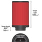 AEM Induction AEM Aif Filter, 3inFLG/ 5inOD/ 6-1/2inH Dry Flow 21-2036DK