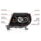 Anzo 2005-2011 Toyota Tacoma Projector Headlights w/ Halo Black